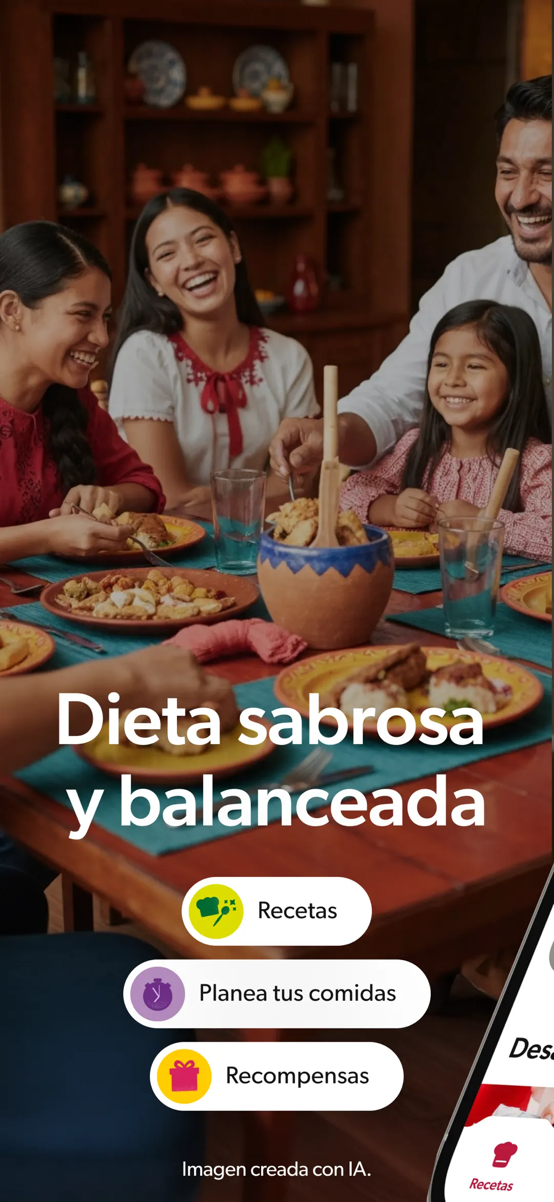 Nestlé Recetas app screenshot