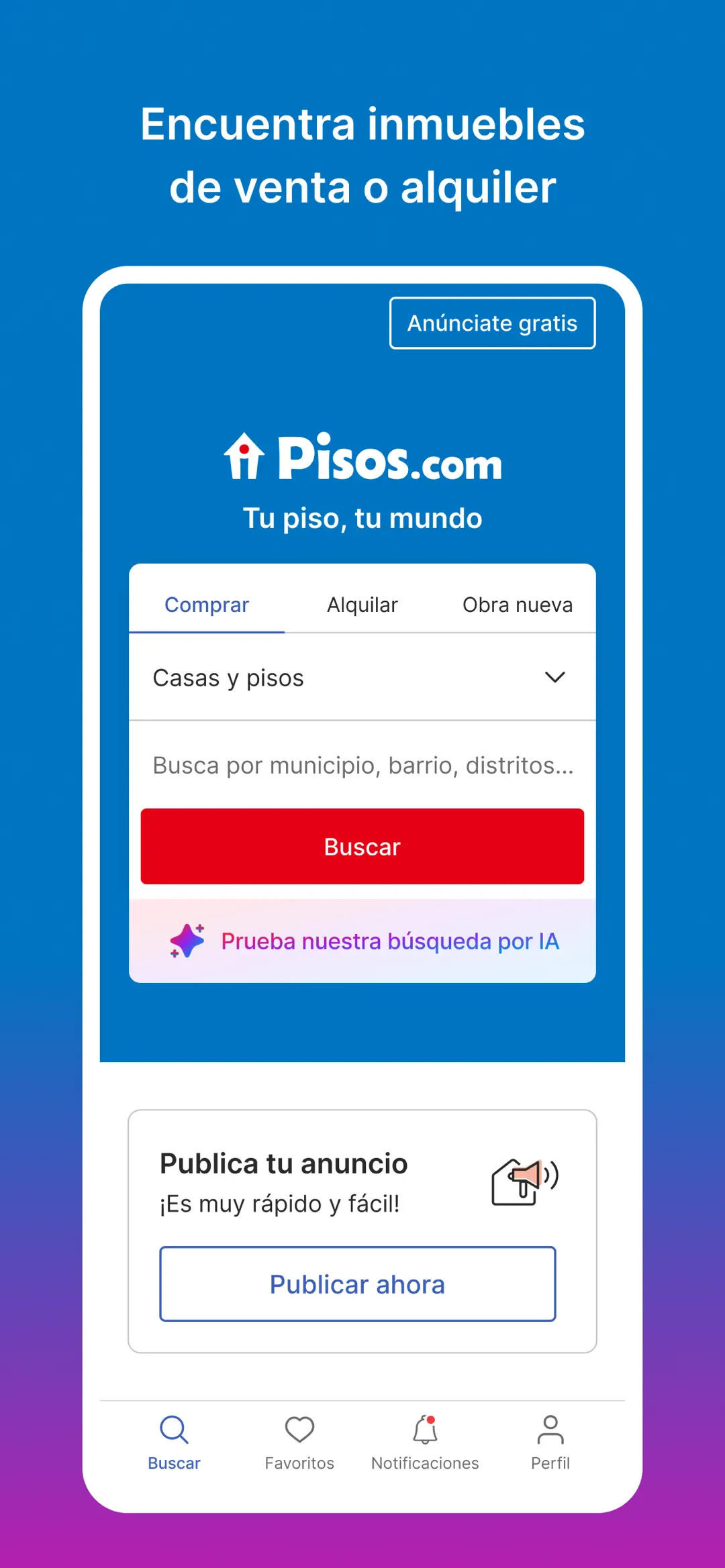 pisos.com app screenshot